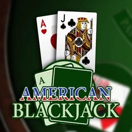 American Blackjack slot logo by Habanero at Nyxbets Casino