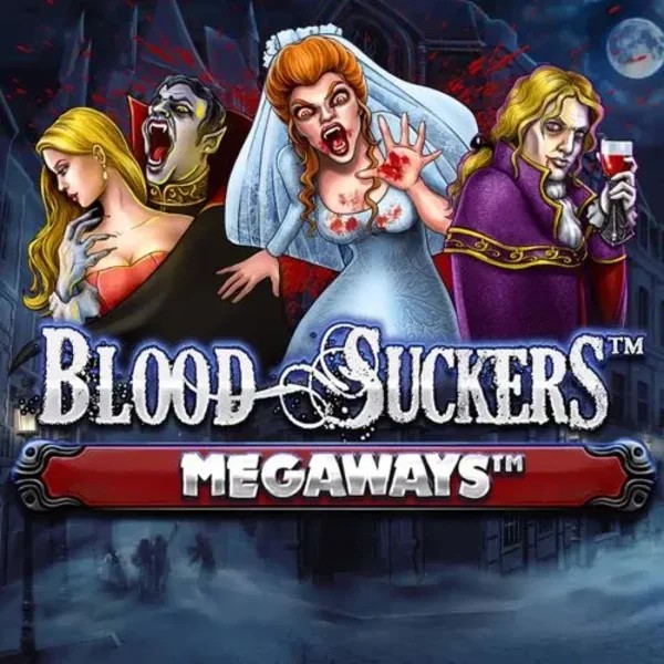Blood Suckers Megaways online game logo by Red Tiger Gaming on nyxbetsscasino.com