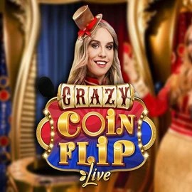 Crazy Coin Flip slot visual from Evolution available on nyxbetsscasino.com