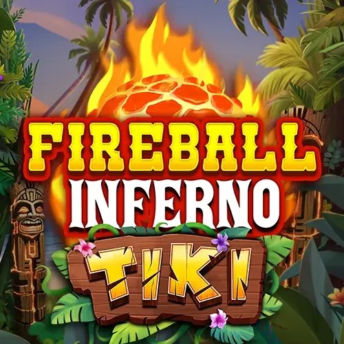 Fireball Inferno Tiki logo by NetEnt Nyxbets Casino
