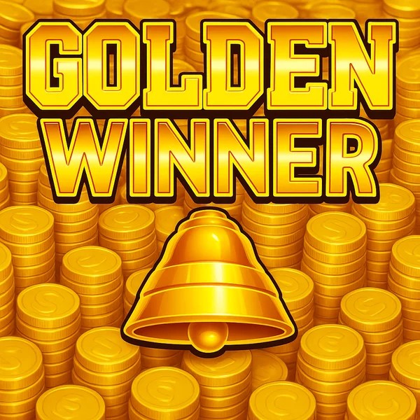 Golden Winner slot logo by Inspired Gaming at Nyxbets Casino
